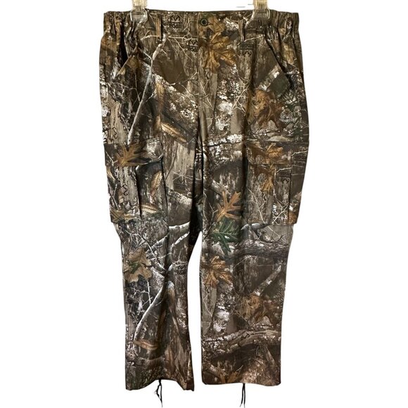 RealTree Max-1 Camo Cotton Hunting Cargo Pants Youth Boys Size XXL 20 - Picture 1 of 14